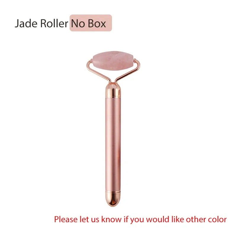 GlowLift: 3-in-1 Vibrating Jade Roller & Facial Massager